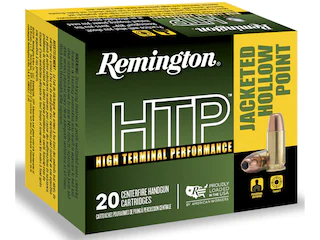 Remington High Terminal Performance (HTP) Ammunition 9mm Luger 147 Grain Jacketed Hollow Point