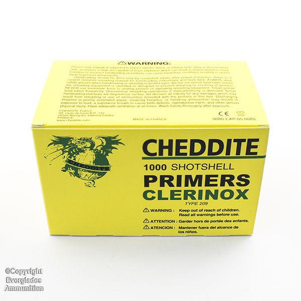 Buy CHEDDITE CLERINOX CX2000 SHOTSHELL PRIMERS