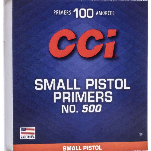 Buy CCI #500 Small Pistol Primers (1000 ct.)