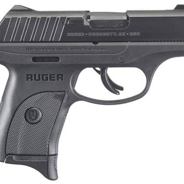 Ruger EC9S Striker Fired, Compact, 9MM, 3.1" Barrel Thumb Safety, Fixed Sights 7rd Mag