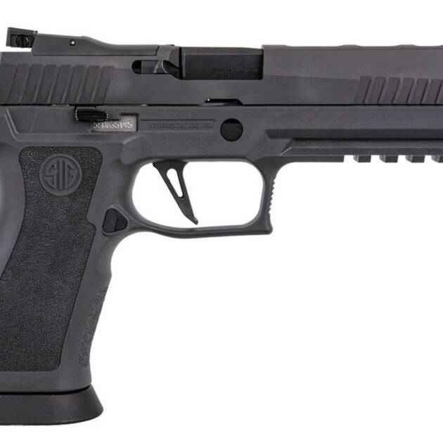 Sig P320 XFIVE Legion 9mm, 5" Bull Barrel, Dawson Precision Sights, Gray, 17rd Mag